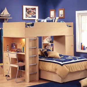 Popular Natural Maple Kids Loft by South shore