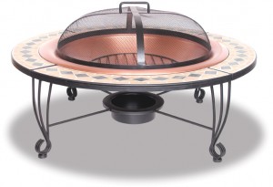 45 Inch Copper Outdoor Firebowl by Uniflame