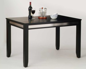 Manhattan Dining Table with Stainless Steel Apron by Homestyles