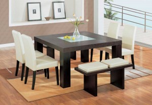 Beige Dining Set by Global Furniture