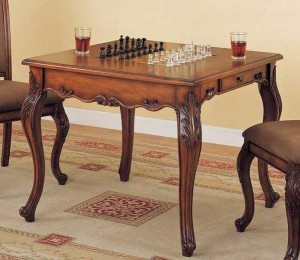 Mahogany Game Table by Powell