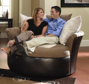 Sonoma Cuddler Swivel Chair by Jackson Furniture