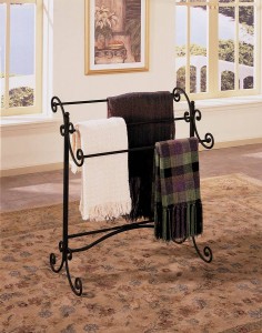 Garden District Scroll Blanket Rack by Powell