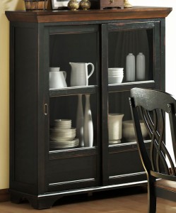 Ohana Black Curio Cabinet by Homelegance