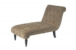 Curves Tufted Chaise Lounge by Avenue Six