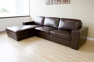 Bi-Cast Leather Sectional Sofa by Wholesale Interiors