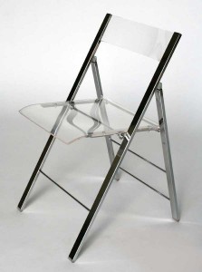 Acrylic Foldable Chair by Wholesale Interiors