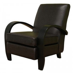 Full Leather Club Chair by Wholesale Interiors