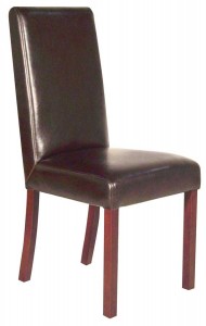 Monaco Leather Dining Chair by Padmas Plantation