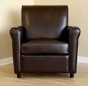 Full Leather Club Chair by Wholesale Interiors