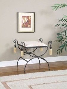 Garden District Vanity Bench by Powell