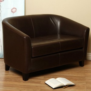 Montecito Leather Loveseat by Abbyson Living