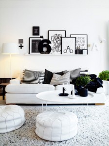 Black and White Interior Design - Homelement Furniture Design