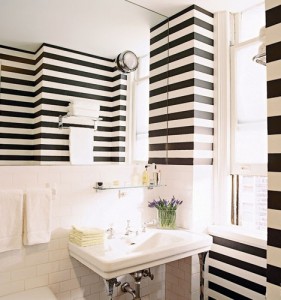 Striped Bathroom Walls - Snyder Diamond - Homelement Furniture Design