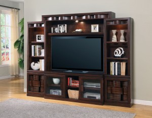 Parker House Oslo 4pc Wall Entertainment Center