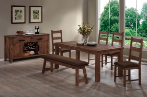 Coaster Maddox Dining Set - Rustic Brown