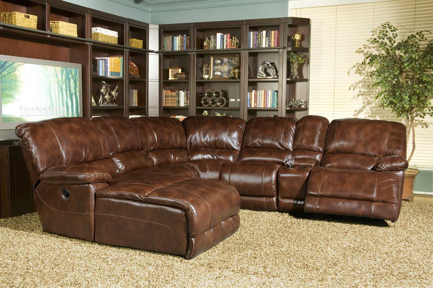 Parker House Mars Sectional Sofa Set - Coffee - Parker Living