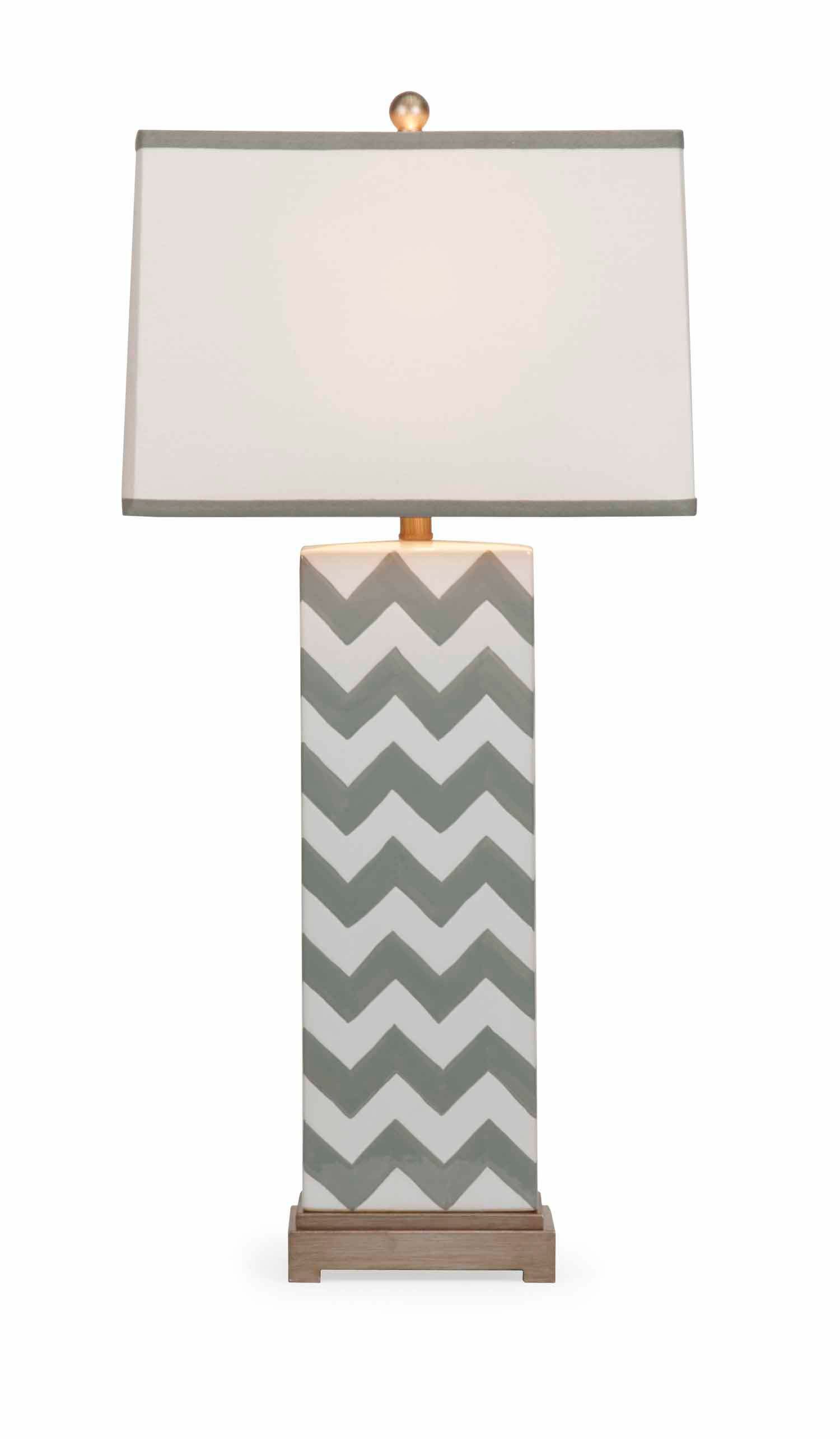 Chevron lamp