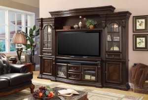 Parker House Bella 4 Pc Estate Wall Entertainment Center