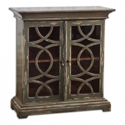 Uttermost Duran Distressed Console Cabinet