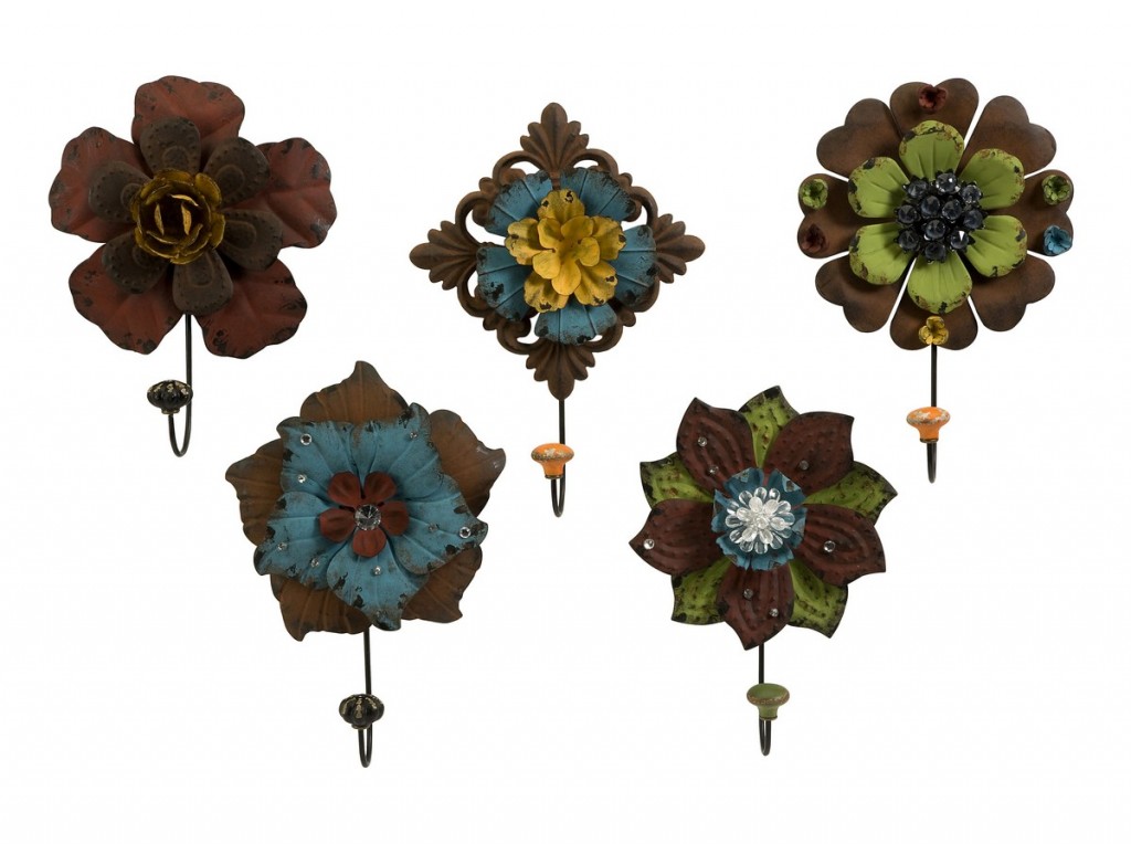 Flower wall hooks Home Decorating Tips, Home Decor Ideas Homelement