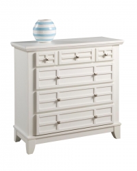 Home Styles Arts and Crafts Chest - White