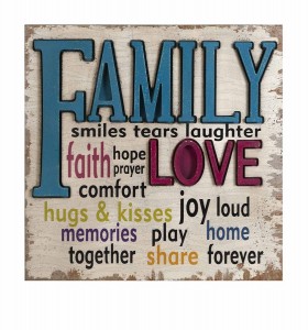 IMAX Love and Family Wall Decor