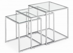 Zuo Modern Pasos Nesting Tables - Clear