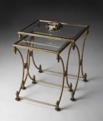 Butler 4012226 Antique Gold Nesting Tables