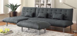 Coaster Clyde Sofa Bed Set - Charcoal Grey