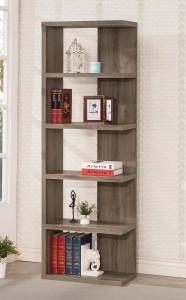 Coaster 800553 Bookcase - Weathered Grey
