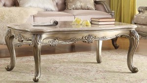 Homelegance Fiorella Cocktail/Coffee Table - Silver/Gold