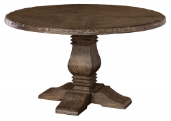 Hillsdale Lorient Round Dining Table - Washed Charcoal Gray