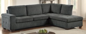 Homelegance Calby Lane Sleeper Sectional - Grey