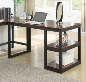 Coaster Marple Wide Desk - Brown/Black