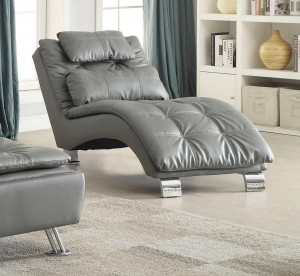 Coaster Dilleston Chaise - Grey